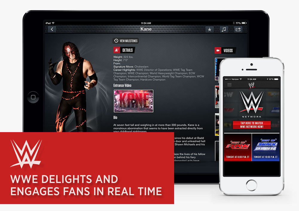 wwe delights engages fans real time